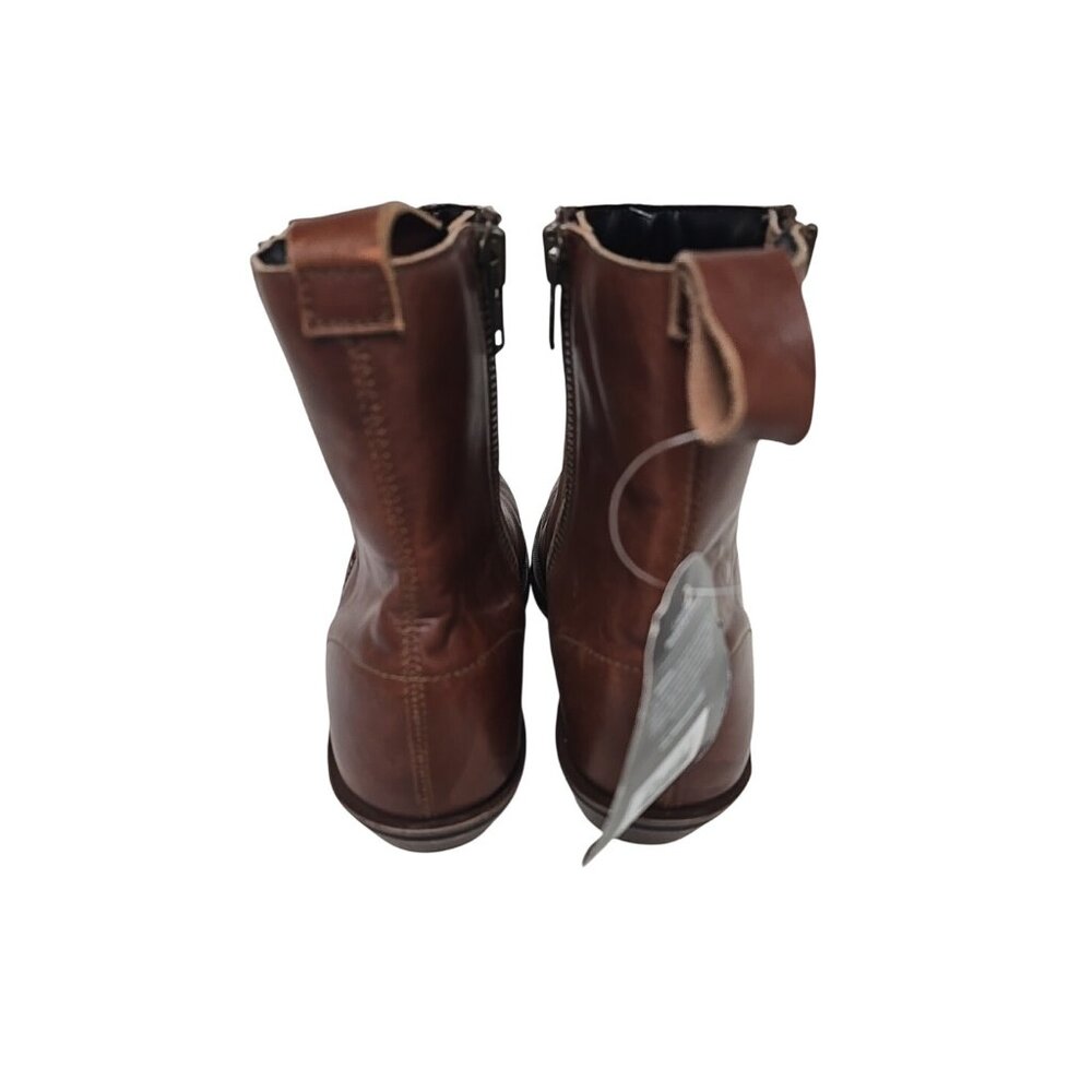 Laredo Men's 62094 Side Zip Leather Ankle Boot Brown Size 9D - Picture 3 of 7